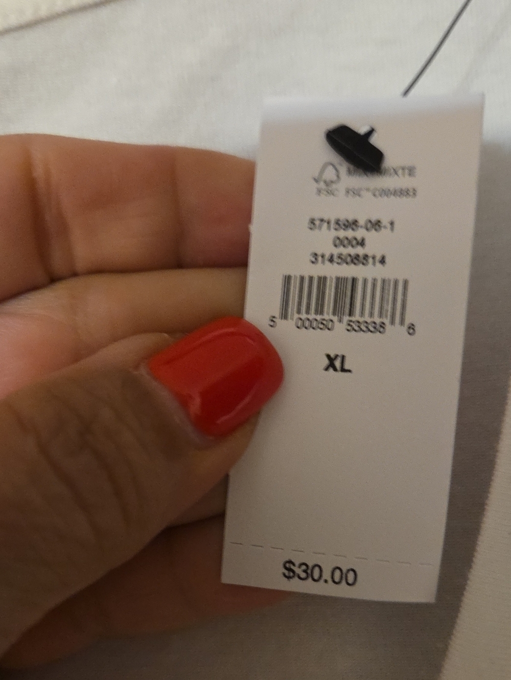 Banana Republic Timeless Tees, Classic V-Neck Women's Tee - White and Black - Picture 3 of 5